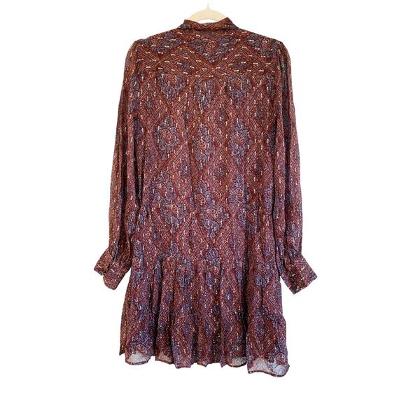 PAIGE CLEOBELLE LONG SLEEVE MINI DRESS - Picture 8 of 9